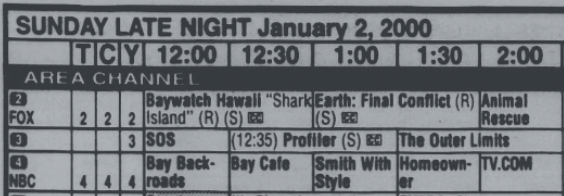 Example newspaper page with TV-listings grids from our dataset